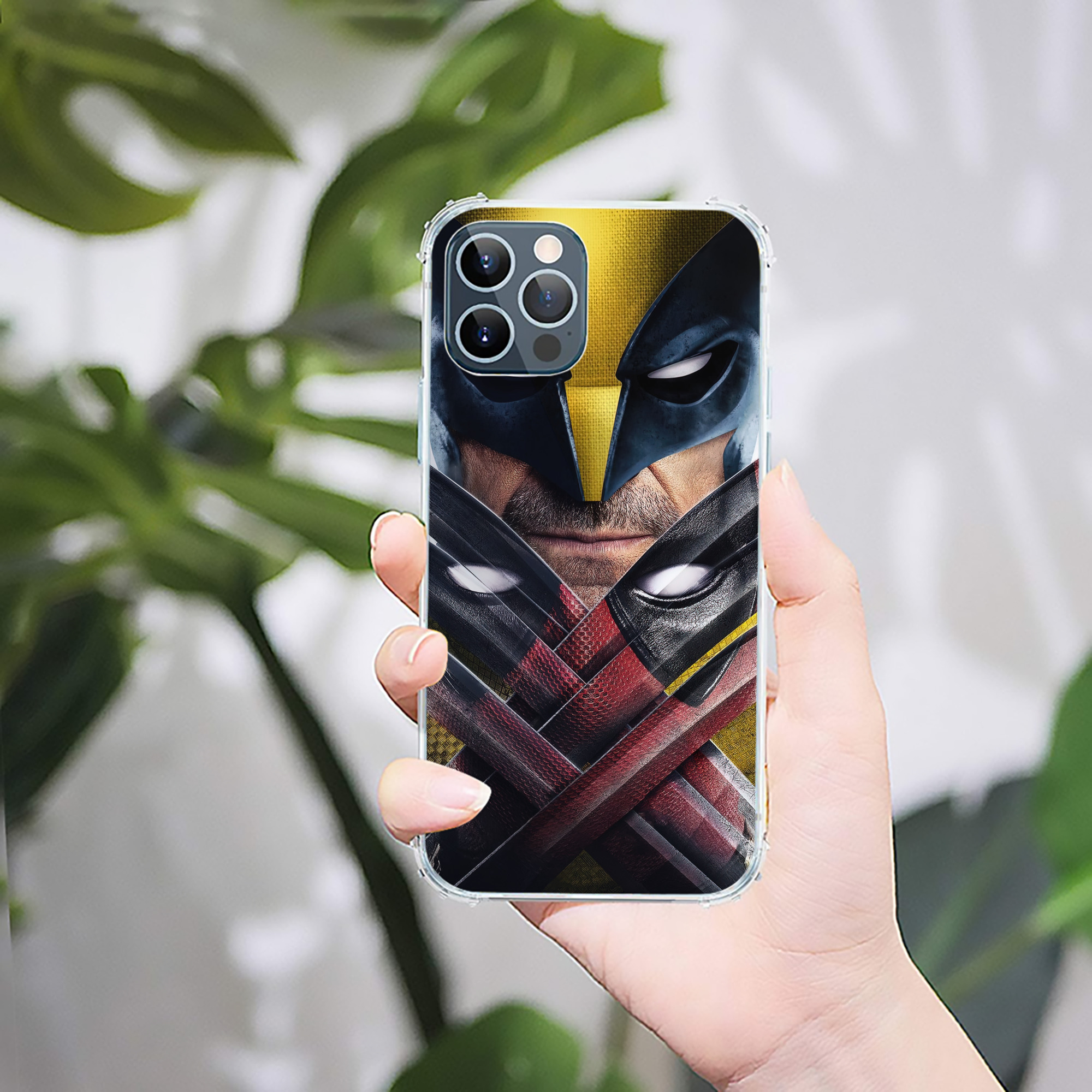 （画像用） Deadpool デッドプール 【iPhone 12シリーズ対応】透明スマホケース（クリアソフトケース）